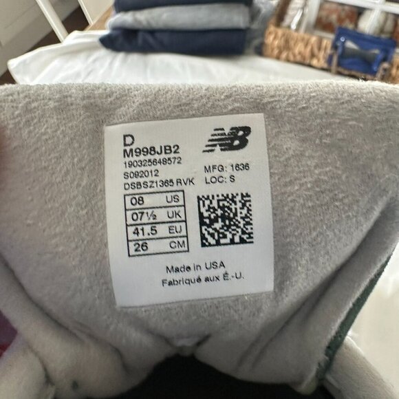 New Balance 998 x J Crew greenback M998JB2 - Picture 3 of 4